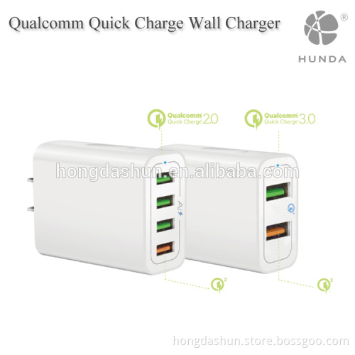 NEW fashion Fast 40W QC2.0 5V 9V 12V quick charger Wall Charger Adapter